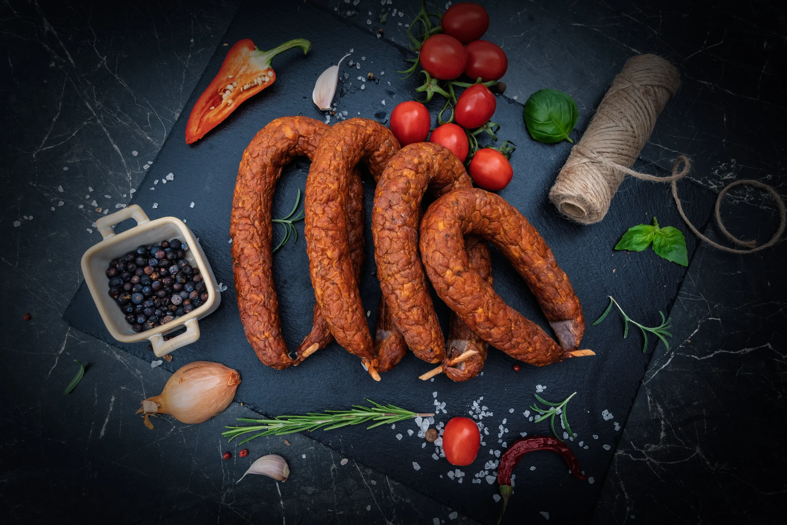 KIEŁBASA JAŁOWCOWA 0,45 kg - obrazek 2